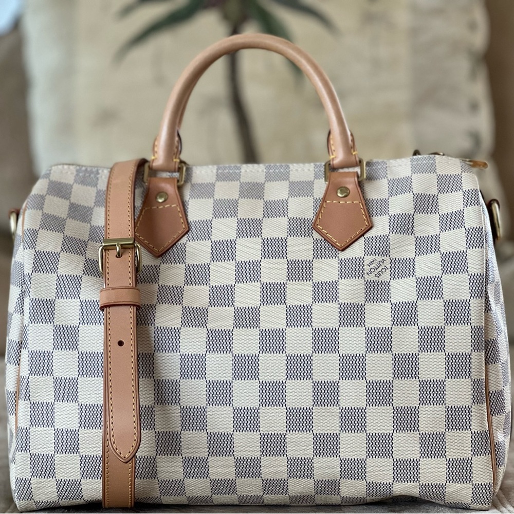 Louis Vuitton Damier Azur Speedy Bandoulier 30 - Picture 1 of 16